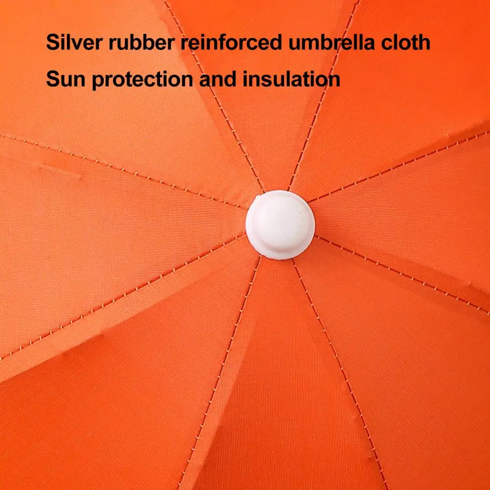Phone Umbrella with Fist Suction Cup UV Protection Universal Mini Windproof Sun Shade Mobile Phone Umbrella Phone Accessories